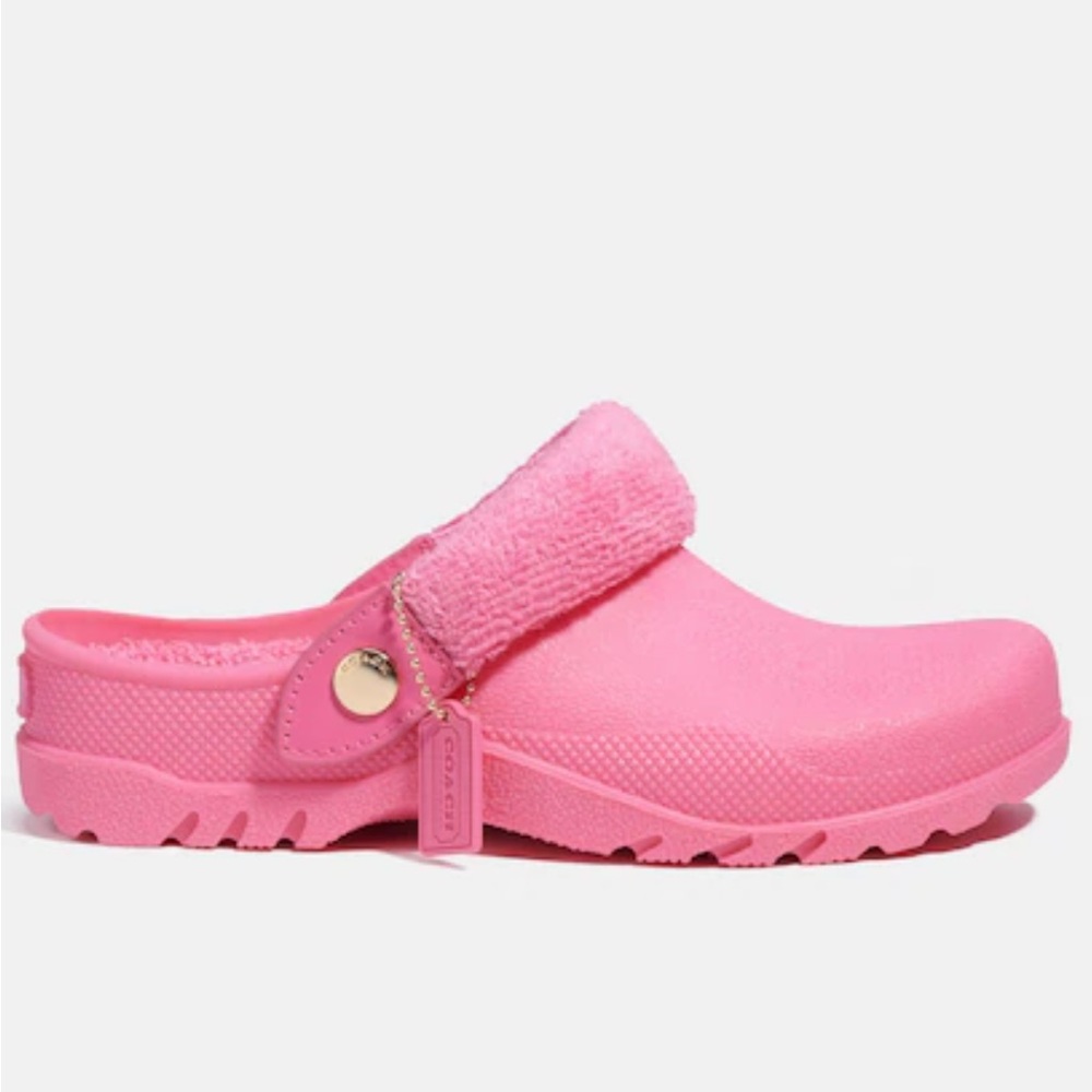 COACH petunia pink Lola Clogs. Size 7 - Picture 3 of 9